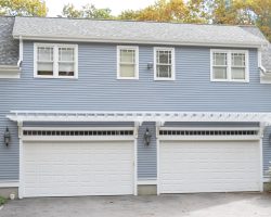 Custom vinyl eyebrow pergola