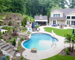 A Swan Custom Pool House in Wayland, MA | Baystate Outdoor Personia
