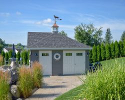 Custom Pool House Side