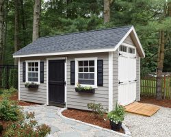 Trestle Custom Shed Side View