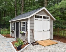 A Trestle Custom 10x16 Shed in Hopkinton, MA - Baystate Outdoor Personia