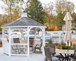 Custom 12' Octagonal Vinyl Gazebo