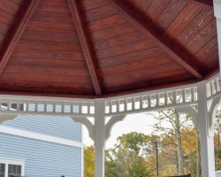 Inside of Vinyl Gazebo