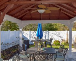 Custom Vinyl Pavilion interior