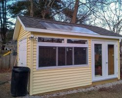 10x16 Custom Garden Shed in Newton, MA