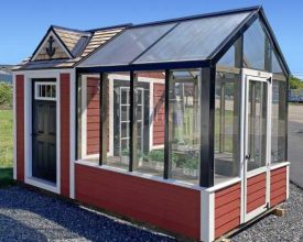 Shed Greenhouse Combo with Dormer