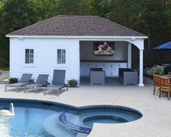 Swan custom poolhouses - 16x24