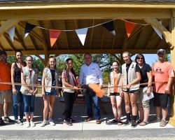 opening finished pavilion