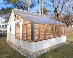 Custom 12x15 Greenhouse Shed Combo in Sudbury, MA