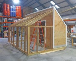 Custom Shed Greenhouse Combo Work in Progress