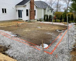 Outdoor Personia Bellingham Wood Pergola planning stage