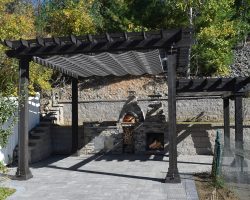 Swan Wood two-Tiered Pergola