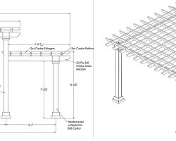 Plans for Swan Wood two-Tiered Pergola