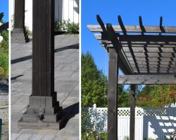 Views of the Swan Wood two-Tiered Pergola