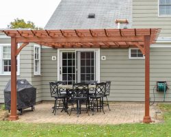14x14 Wood Pergola in Riverside, RI