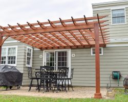 14x14 Wood Pergola in Riverside, RI